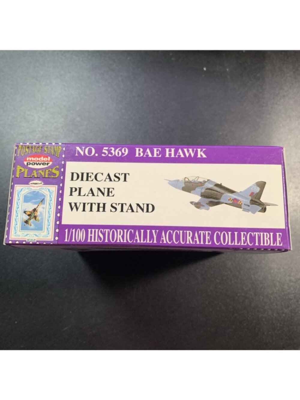 Model Power 5369 Bae Hawk Jet Trainer 1:100 Diecast Postage Stamp Plane NIB Vtg - Picture 4 of 7